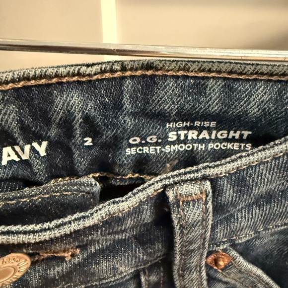 Like-New Old Navy High-Waisted OG Straight Utility Jean - Picture 4 of 7
